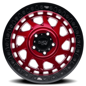 Picture of Dirty Life 9313 Enigma Race 17x9 - 8x165-1 BP - -12mm Offset - 130-8mm Hub Crimson Candy Red Wheel