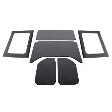 Picture of DEI 11-18 Jeep Wrangler JK 4-Door Boom Mat Complete Headliner Kit - 6 Piece - Black