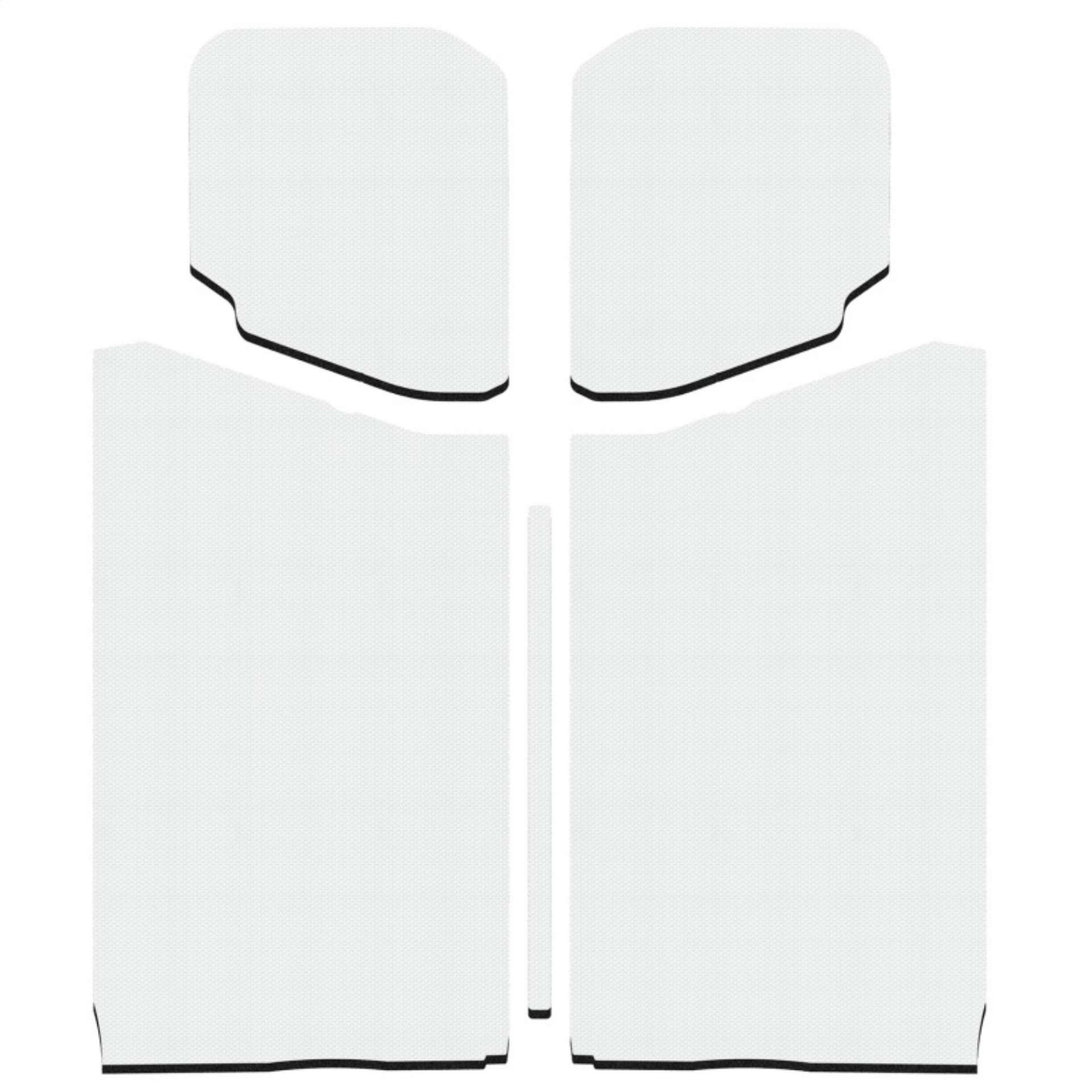 Picture of DEI 18-23 Jeep Wrangler JL 2-Door Boom Mat Headliner - 5 Piece - White