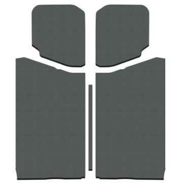 Picture of DEI 18-23 Jeep Wrangler JL 2-Door Boom Mat Headliner - 5 Piece - Gray