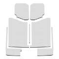 Picture of DEI 20-22 Jeep Gladiator JT 4-Door Boom Mat Complete Headliner Kit - 7 Piece - White