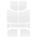 Picture of DEI 18-23 Jeep Wrangler JL 4-Door Boom Mat Headliner - 9 Piece - White