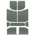 Picture of DEI 18-23 Jeep Wrangler JL 4-Door Boom Mat Headliner - 9 Piece - Gray