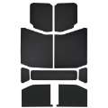 Picture of DEI 18-23 Jeep Wrangler JL 4-Door Boom Mat Headliner - 9 Piece - Black