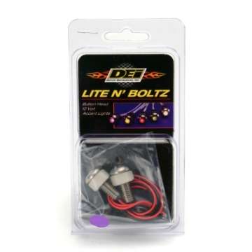 Picture of DEI LED Lighted Button Head Bolts Universal Accent Lighting - 2-pack - Purple