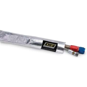 Picture of DEI Heat Sheath 1-1-2in I-D- x 3ft - Aluminized Sleeving - Sewn Edge