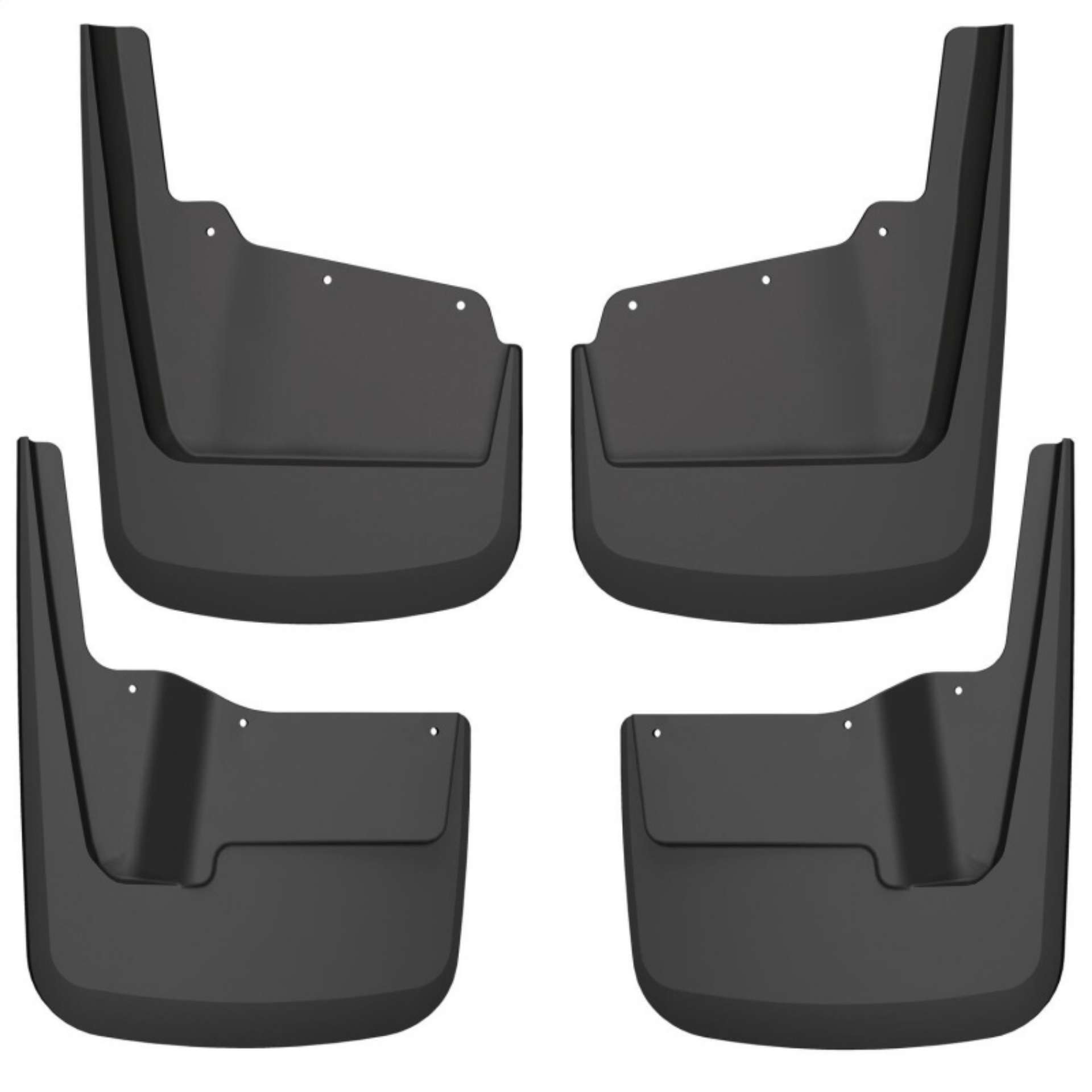 Picture of Husky Liners 20-23 GMC Sierra 2500-3500 HD Excl- Dually Front & Rear Mud Guards - Black