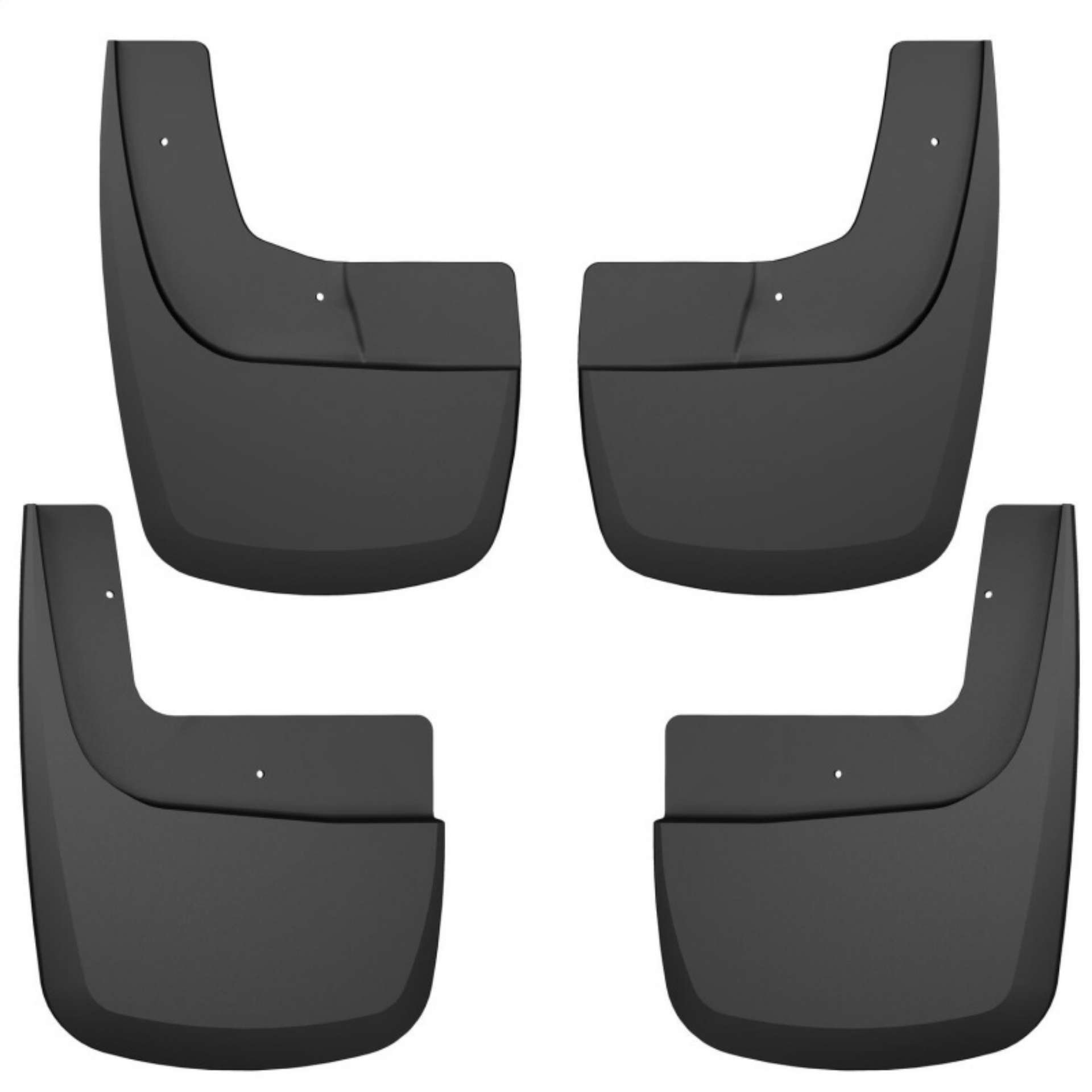 Picture of Husky Liners 21-23 Ford F-150 Raptor SuperCrew CC Front & Rear Mud Guards - Black