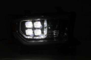 Picture of AlphaRex 07-13 Toyota Tundra NOVA LED Proj Headlights Black w- Activ Light-Seq Signal-DRL