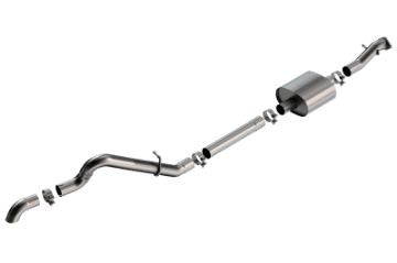 Picture of Borla 21-22 Ford Bronco 2-3L 2DR-4DR T-304 Stainless Steel Cat-Back Touring Exhaust - Brushed