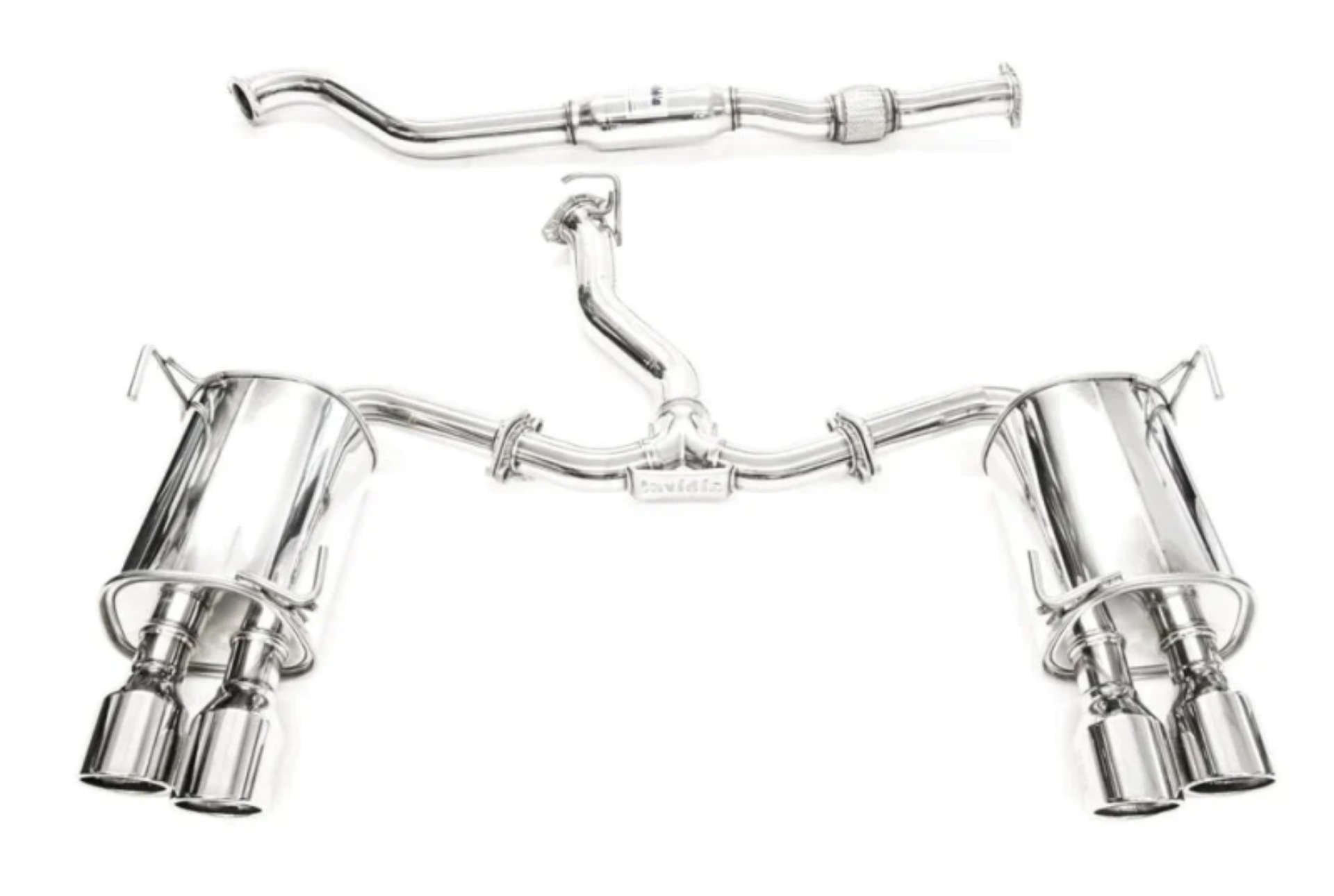 Picture of Invidia 2022+ Subaru WRX Q300 Rolled Stainless Steel Tip Cat-Back Exhaust