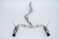 Picture of Invidia 2022+ Subaru WRX N1 Twin Outlet Single Layer Tip Cat-Back Exhaust