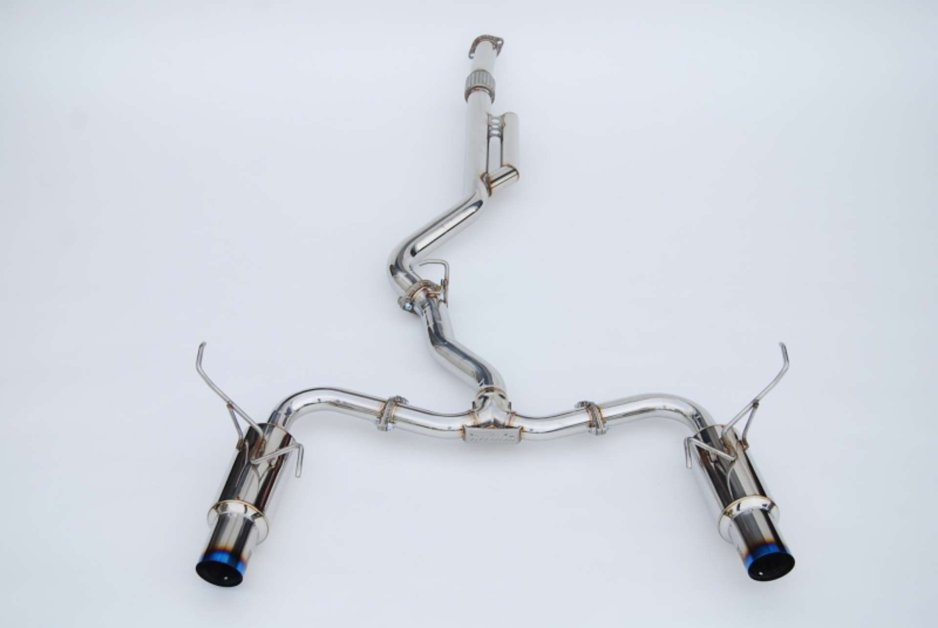 Picture of Invidia 2022+ Subaru WRX N1 Twin Outlet Single Layer Tip Cat-Back Exhaust