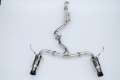 Picture of Invidia 2022+ Subaru WRX N1 Twin Outlet Single Layer Tip Cat-Back Exhaust