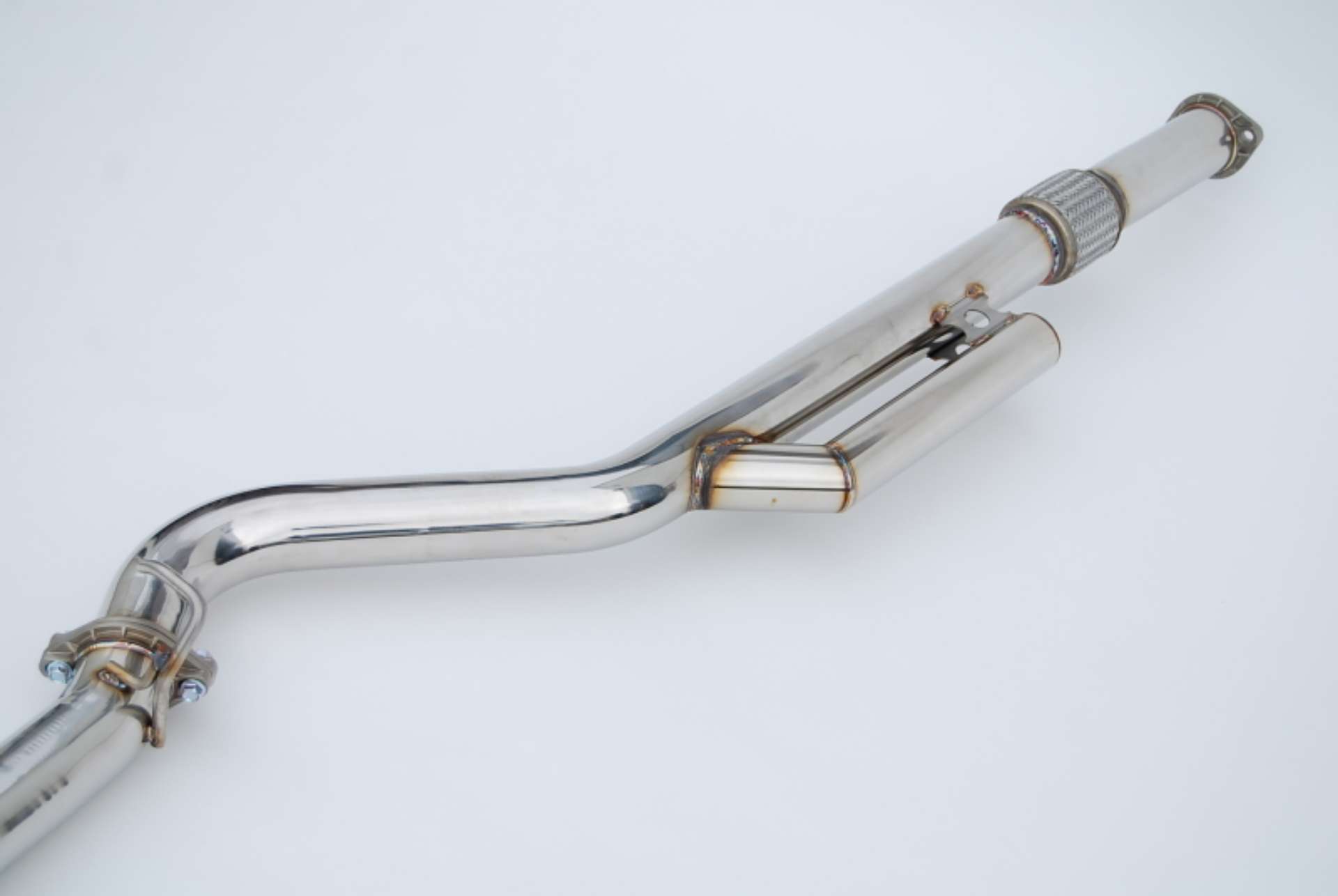 Picture of Invidia 2022+ Subaru WRX N1 Twin Outlet Single Layer SS Tip Cat-Back Exhaust