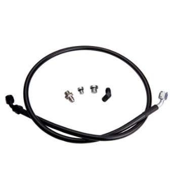 Picture of Fleece Performance Duramax Remote Turbo Oil Feed Line Kit for 01-16 Duramax-w 1-4 NPT Oil Inlet