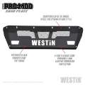 Picture of Westin 15-19 Chevrolet Silverado 2500-3500 Pro-Mod Skid Plate - Textured Black