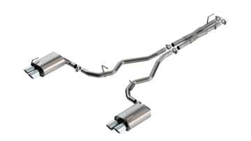 Picture of Borla 19-22 Ford Explorer 3-0L V6 AT AWD 4DR 2-25in ATAK Catback Exhaust - Chrome Tip