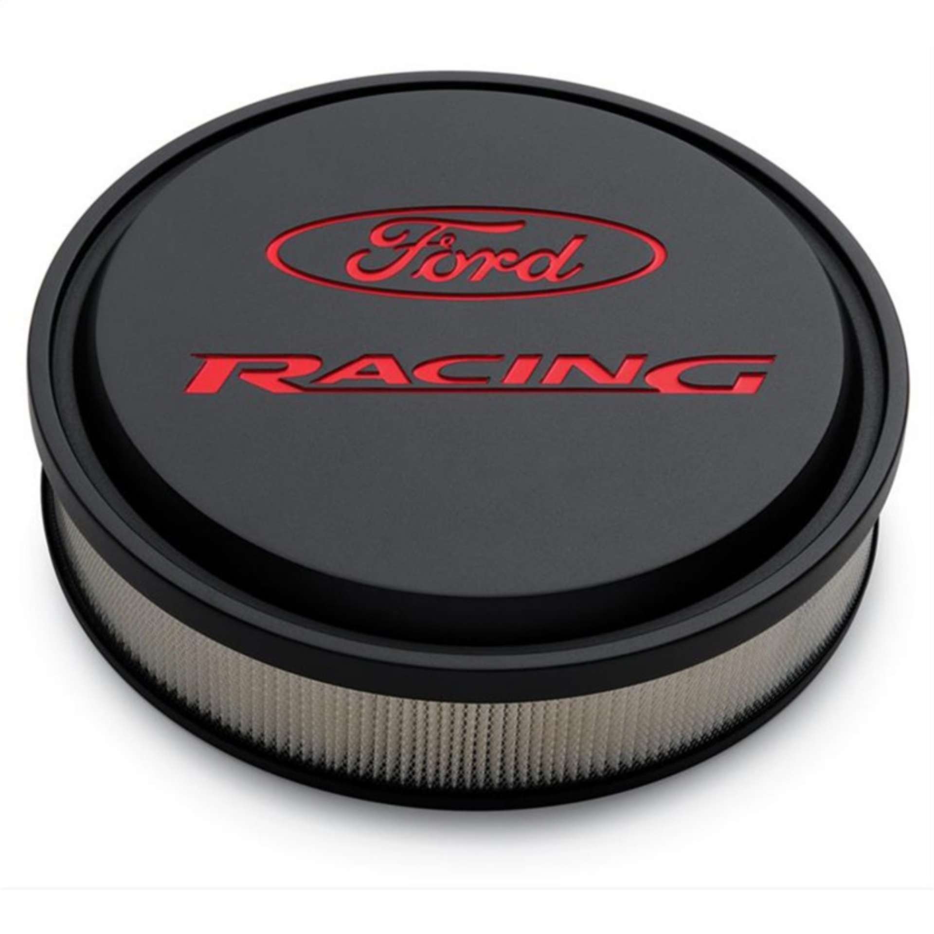 Picture of Ford Racing Black-Red Slant Edge Air Cleaner