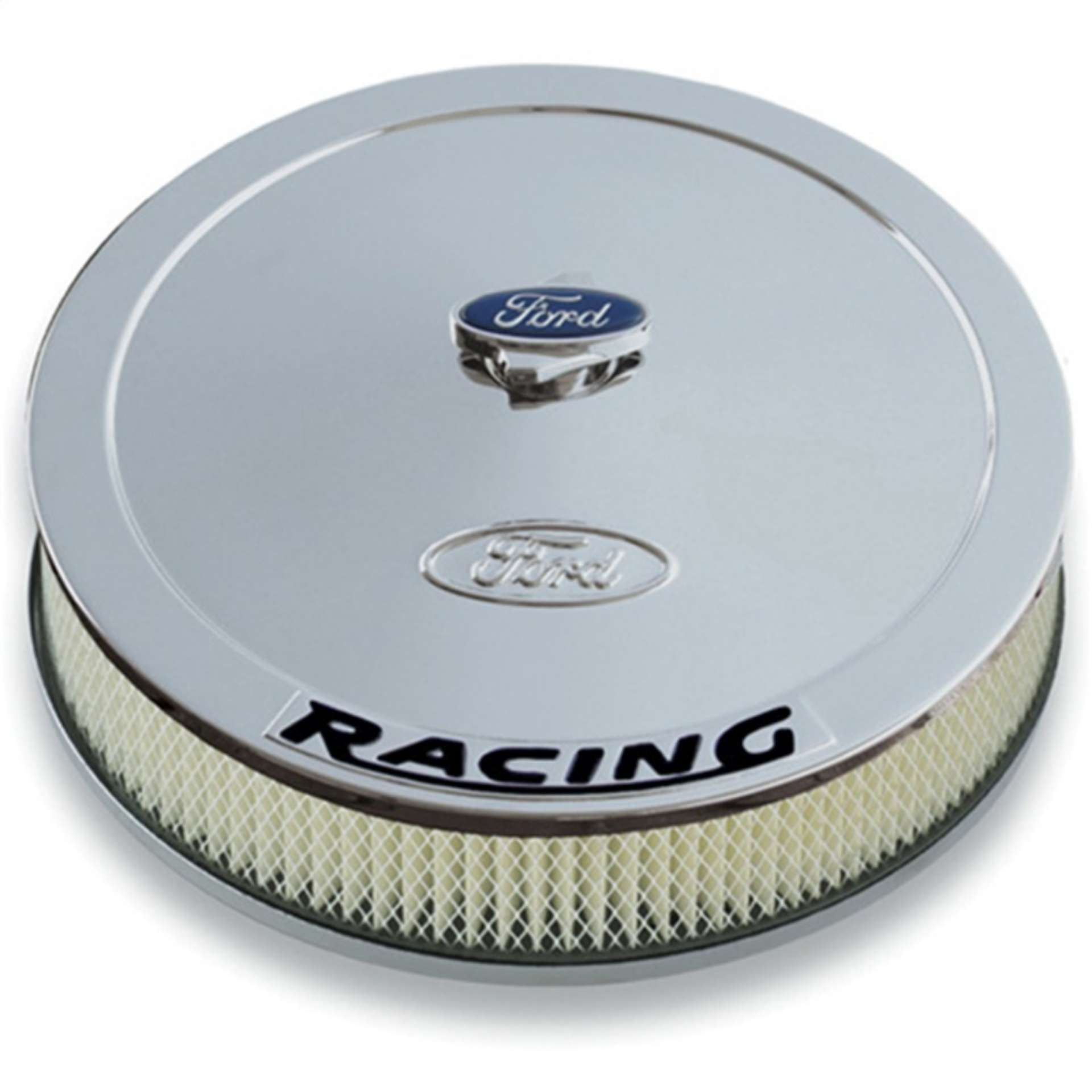 Picture of Ford Racing Air Cleaner Kit - Chrome w- Black Emblem