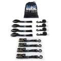 Picture of Mishimoto Heavy-Duty Ratchet Tie-Down Kit 4-Pack - Black