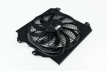 Picture of CSF 92-00 Honda Civic All-Aluminum Fan Shroud w-12in SPAL Fan - Black Finish