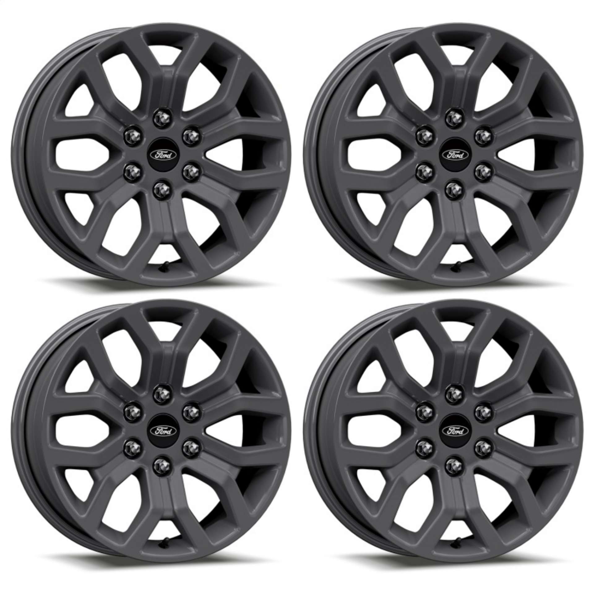 Picture of Ford Racing 15-22 F-150 18x7-5in Matte Gray Wheel Kit