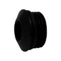 Picture of DeatschWerks 10AN ORB Male Plug Low Profile Internal Allen-Hex Incl O-Ring - Anodized Matte Black