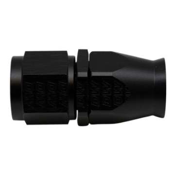 Picture of DeatschWerks 10AN Female Swivel Straight Hose End PTFE Incl 1 Olive Insert - Anodized Matte Black