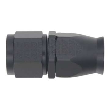 Picture of DeatschWerks 10AN Female Swivel Straight Hose End PTFE Incl 1 Olive Insert - Anodized Matte Black