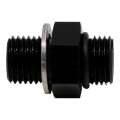 Picture of DeatschWerks 8AN ORB Male to M18 X 1-5 Metric Male Incl O-Ring and Washer - Anodized Matte Black