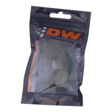 Picture of DeatschWerks 10AN Flare Female Swivel 90-Degree to 10AN Flare Female Swivel - Anodized Matte Black