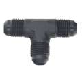 Picture of DeatschWerks 6AN Male Flare to 6AN Male Flare to 6AN Male Flare Tee Fitting - Anodized Matte Black