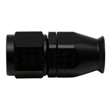 Picture of DeatschWerks 8AN Female Swivel Straight Hose End PTFE Incl 1 Olive Insert - Anodized Matte Black