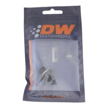 Picture of DeatschWerks 6AN Male Flare to M12 X 1-5 Male Metric Adapter Incl Washer - Anodized Matte Black