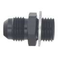 Picture of DeatschWerks 6AN Male Flare to M14 X 1-5 Male Metric Adapter Incl Washer - Anodized Matte Black