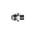 Picture of DeatschWerks 8AN Male Flare to M16 X 1-5 Male Metric Adapter Incl Washer - Anodized Matte Black