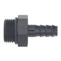 Picture of DeatschWerks 8AN ORB Male to 5-16in Male Triple Barb Fitting Incl O-Ring - Anodized Matte Black