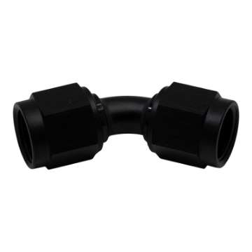 Picture of DeatschWerks 6AN Flare Female Swivel 45-Degree to 6AN Flare Female Swivel - Anodized Matte Black