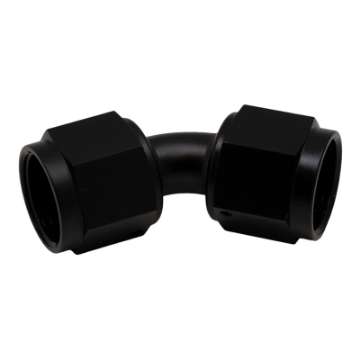 Picture of DeatschWerks 8AN Flare Female Swivel 45-Degree to 8AN Flare Female Swivel - Anodized Matte Black