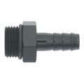 Picture of DeatschWerks 8AN ORB Male to 3-8in Male Triple Barb Fitting Incl O-Ring - Anodized Matte Black