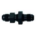 Picture of DeatschWerks 6AN Male Flare to 6AN Male Flare Bulkhead Adapter Incl Nut - Anodized Matte Black