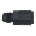 Picture of DeatschWerks 6AN Male Flare to 5-16in Female EFI Quick Connect Adapter - Anodized Matte Black