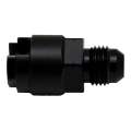 Picture of DeatschWerks 6AN Male Flare to 1-4in Female EFI Quick Connect Adapter - Anodized Matte Black