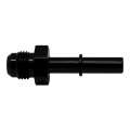 Picture of DeatschWerks 6AN Male Flare to 5-16in Male EFI Quick Connect Adapter - Anodized Matte Black