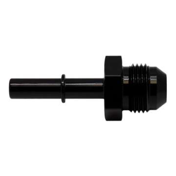 Picture of DeatschWerks 8AN Male Flare to 5-16in Male EFI Quick Connect Adapter - Anodized Matte Black