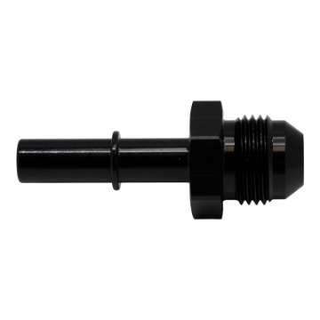 Picture of DeatschWerks 8AN Male Flare to 3-8in Male EFI Quick Connect Adapter - Anodized Matte Black