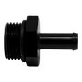 Picture of DeatschWerks 8AN ORB Male to 5-16in Male Barb Fitting Incl O-Ring - Anodized Matte Black