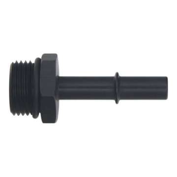 Picture of DeatschWerks 10AN ORB Male to 3-8in Male EFI Quick Connect Adapter - Anodized Matte Black