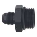 Picture of DeatschWerks 10AN ORB Male to 6AN Male Flare Adapter Incl O-Ring - Anodized Matte Black